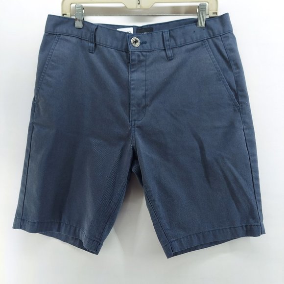 RVCA the Weekend  end Chino blue Shorts  size 33 - Picture 1 of 9